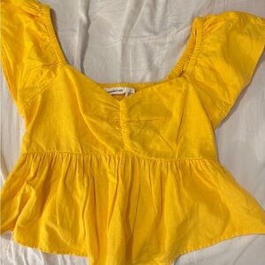 Midnight Sky Yellow Blouse